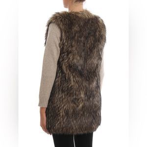 Design Lab Faux Fur Vest- NEW